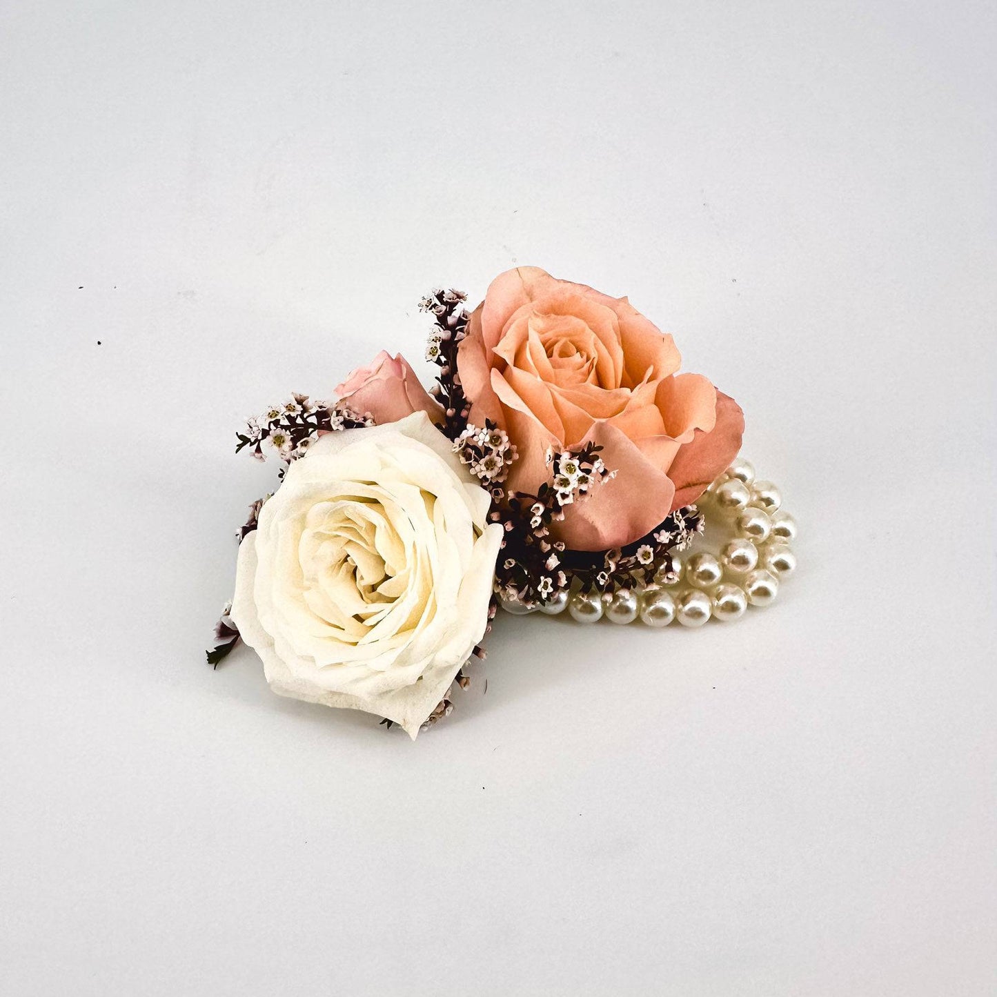 Corsage "Peach Glow" - Flowers Valley Shop