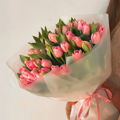 Pink Tulips - Flowers Valley Shop
