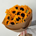 Golden Radiance – Premium Sunflower Bouquet - Flowers Valley Shop