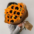 Golden Radiance – Premium Sunflower Bouquet - Flowers Valley Shop