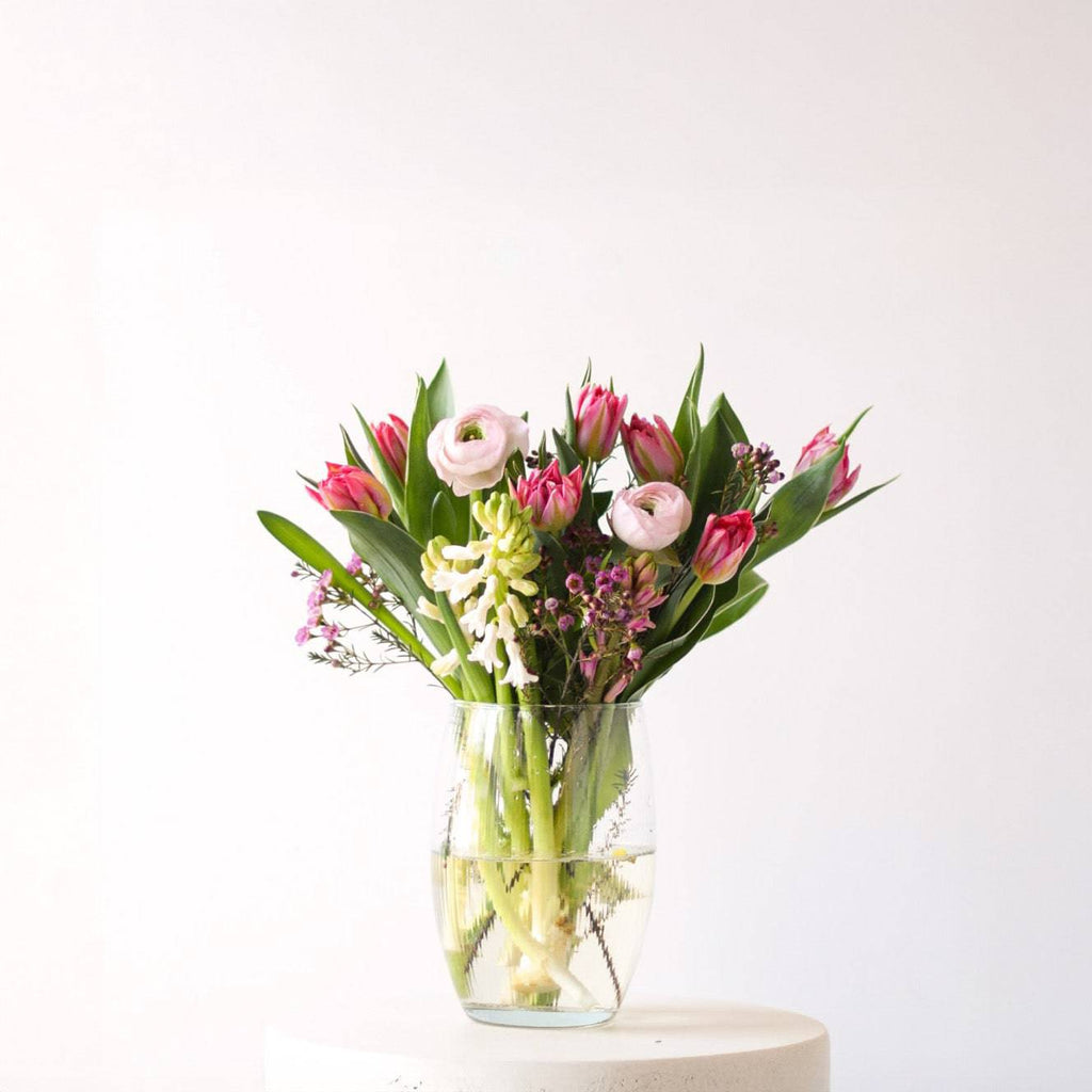 Flower Subscription - Original; fresh flowers, small size, free vase