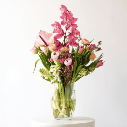Flower Subscription - Grand; fresh flowers, large size, free vase