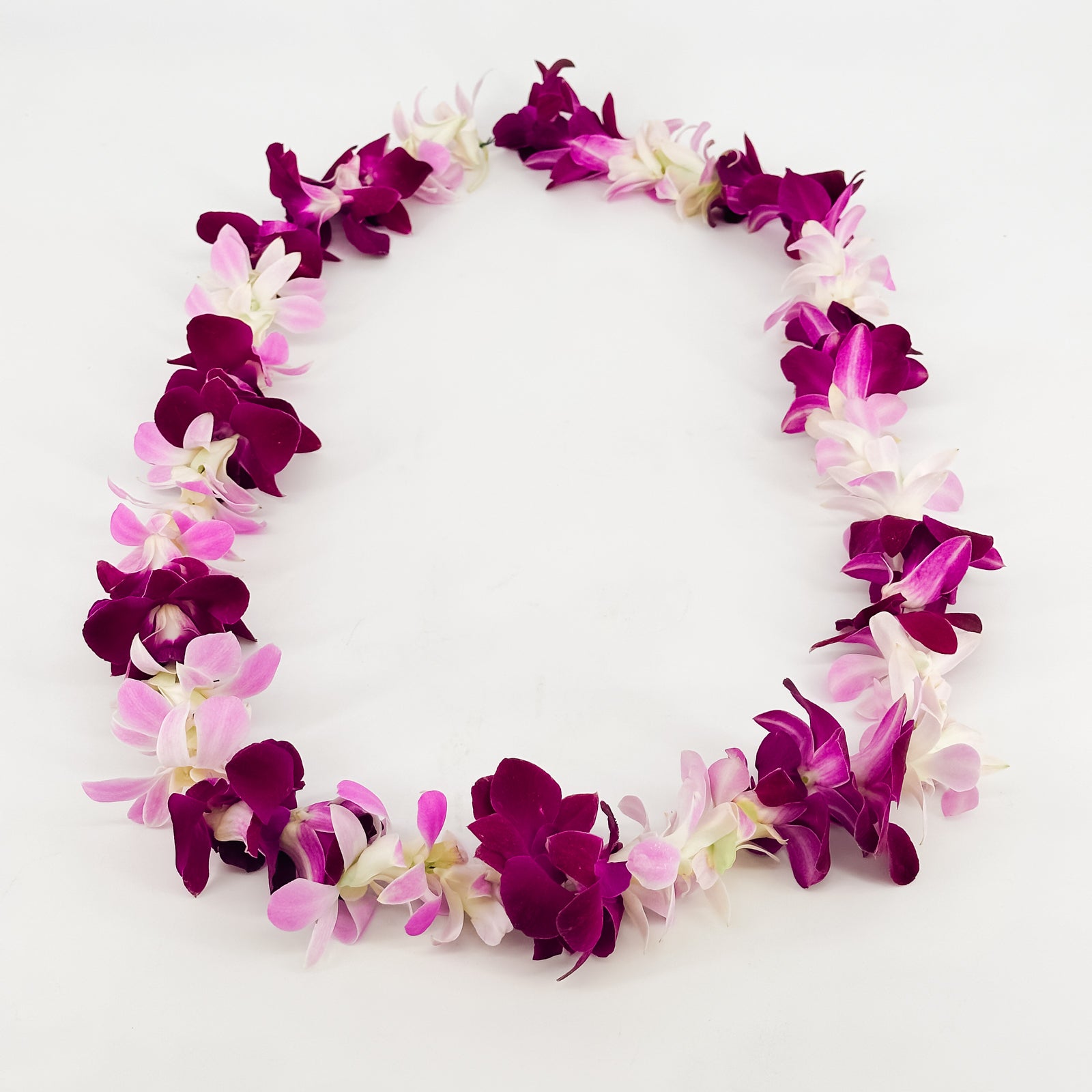 Classic Orchid Lei – Lavender Blush - Flowers Valley Shop