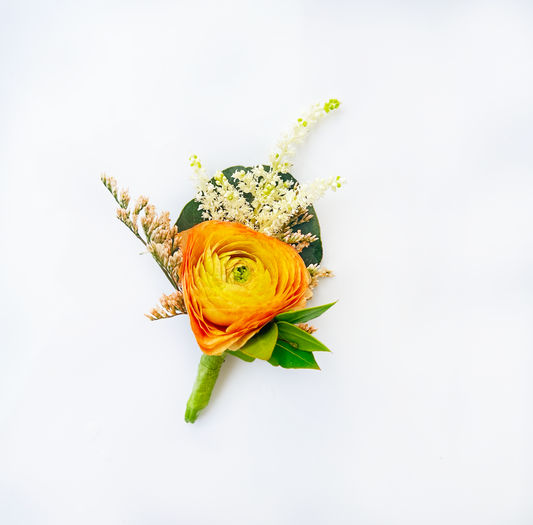 Boutonniere "Tangerine Dream"