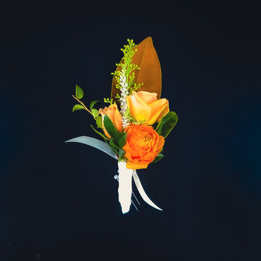 Prom Boutonniere "Golden Hour"