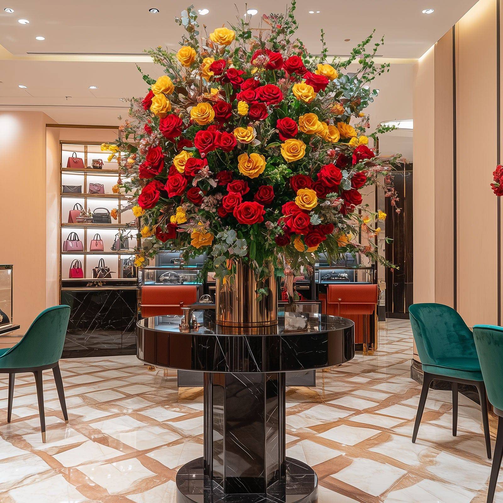 Grand Lobby Display - Flowers Valley Shop
