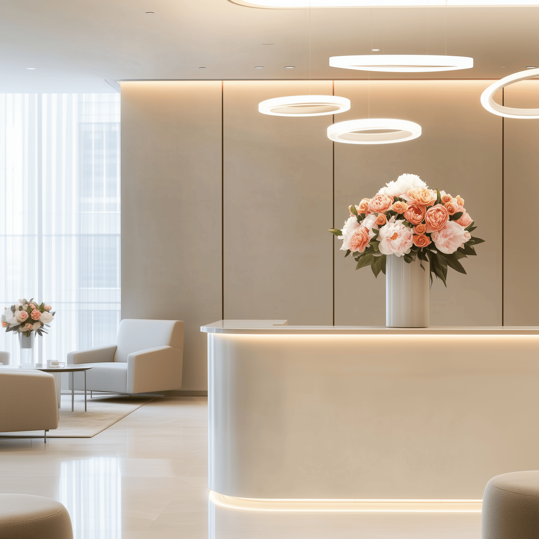Front Desk Flowers - Flowers Valley Shop