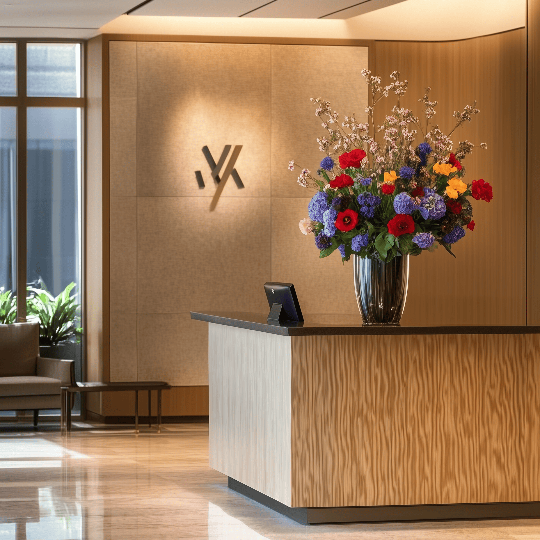 Front Desk Flowers - Flowers Valley Shop