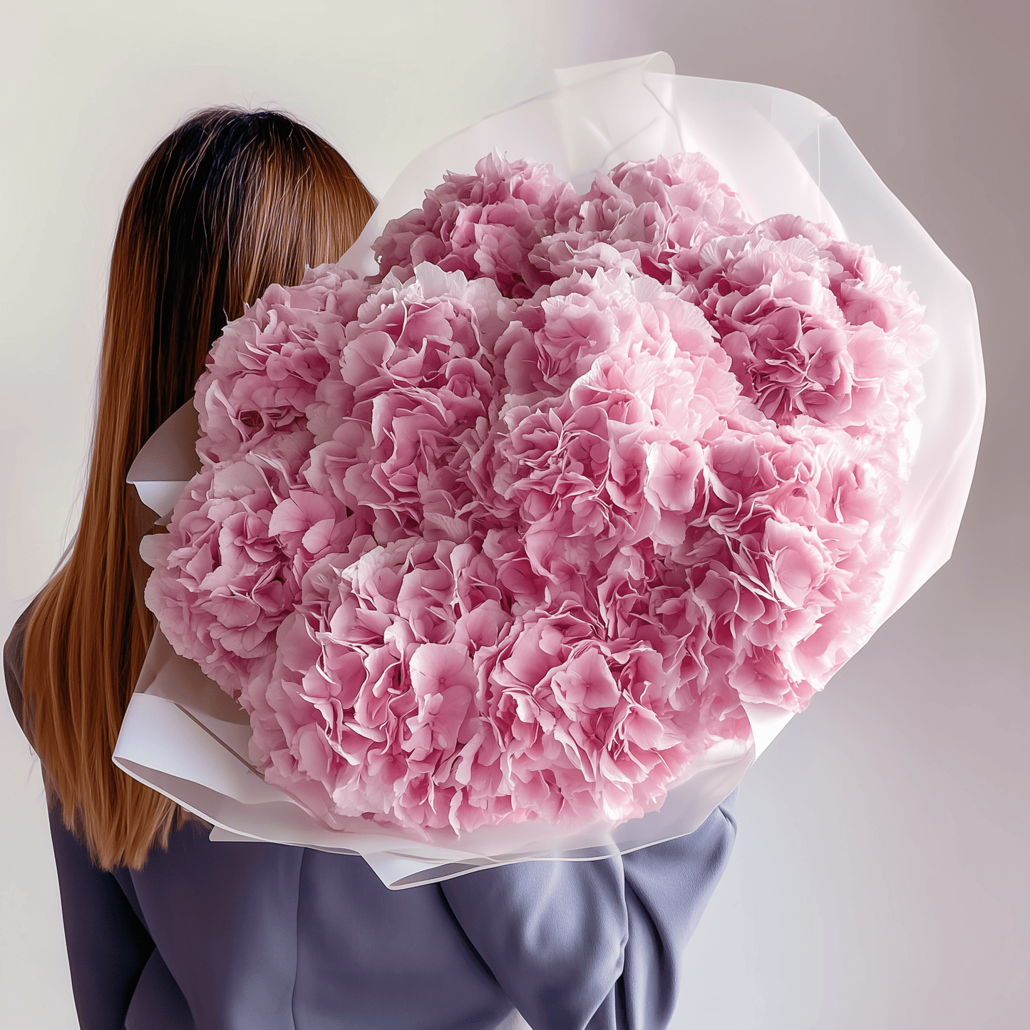 Premium Hydrangea Bouquet - Flowers Valley Shop