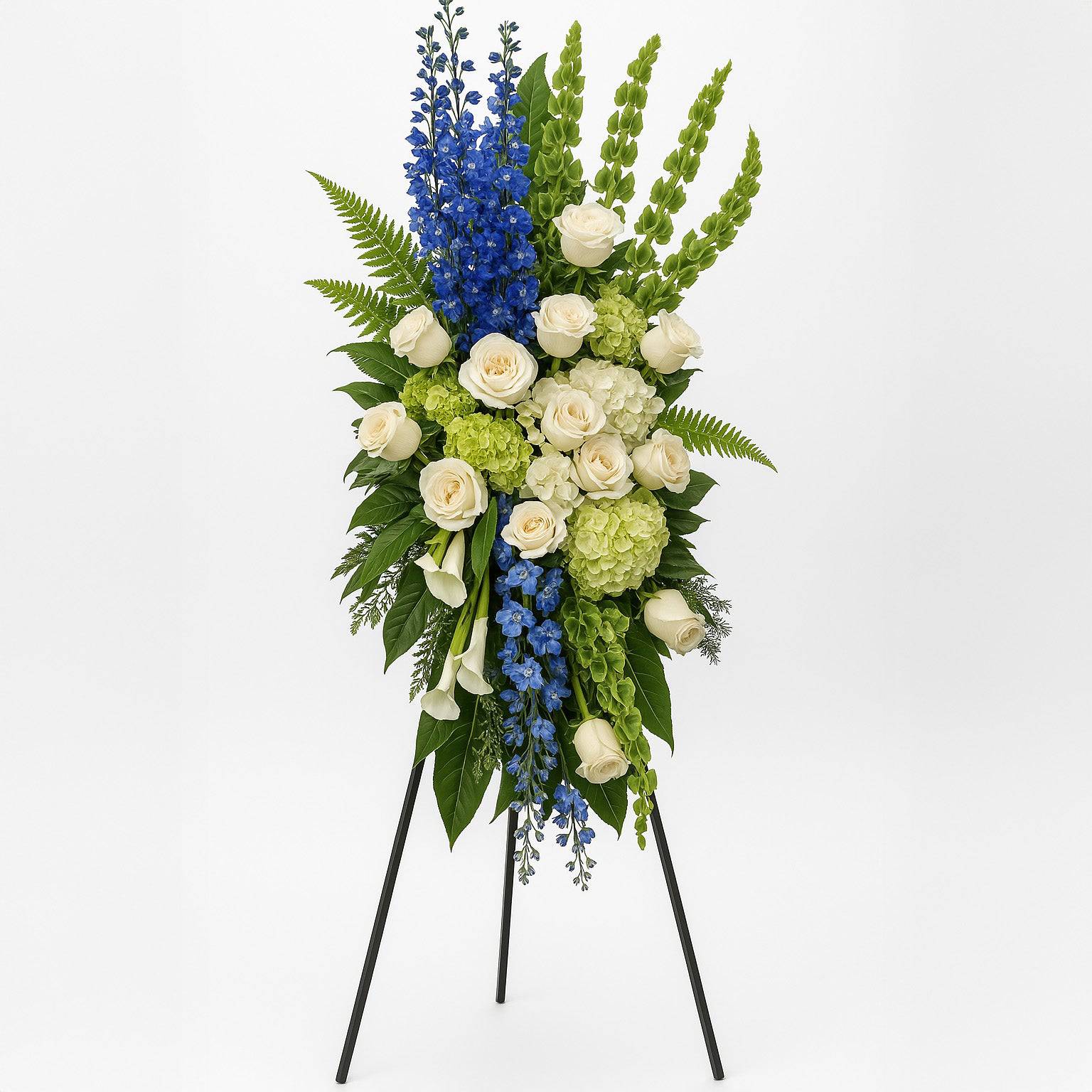 Serenity in Bloom Standing Spray - Flowers Valley Shop
